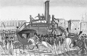 Execution of Louis XVI, January 21, 1793